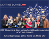 ORF Steiermark-Stars verkaufen Glühwein zugunsten LICHT INS DUNKEL